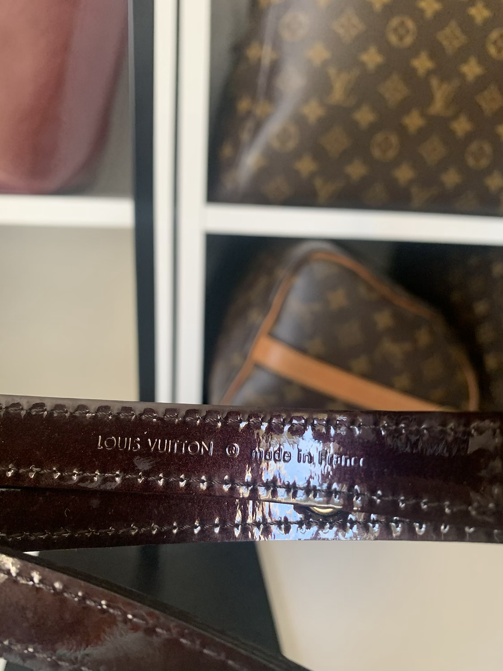 Thumbnail: Louis Vuitton Vernis Shoulder Strap