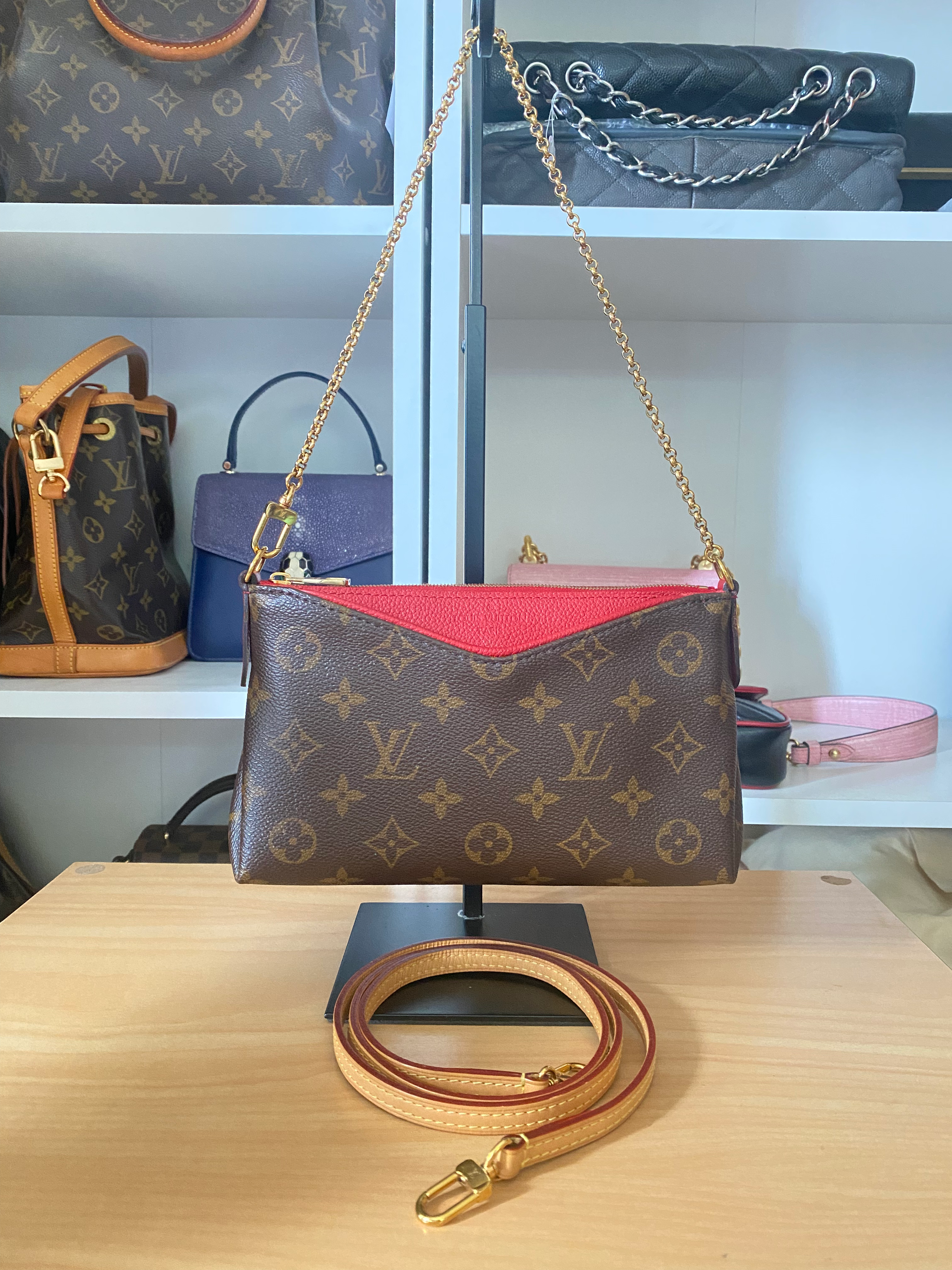 Louis Vuitton Pallas Clutch Crossbody