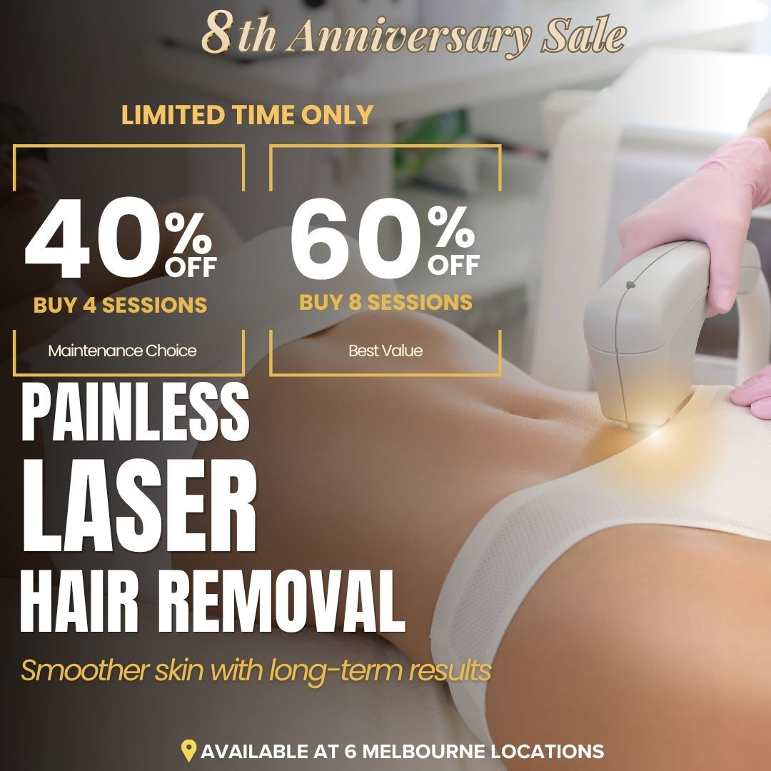 Painless Diode Laser Hair Removal (4 Session)