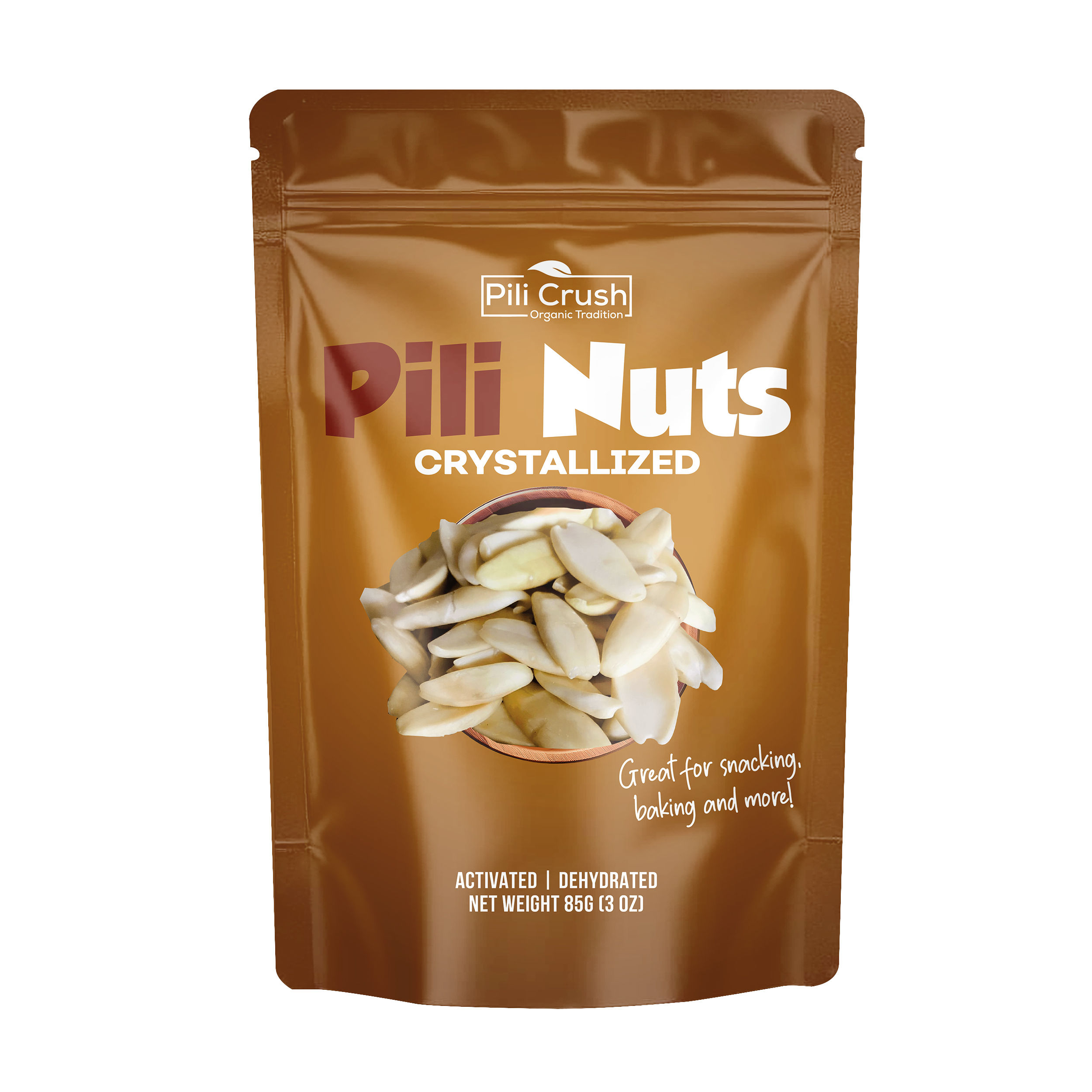 Crystallized Pili Nuts