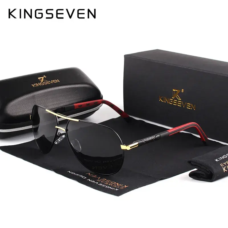 Thumbnail: KINGSEVEN  Aluminum Magnesium Sun Glasses