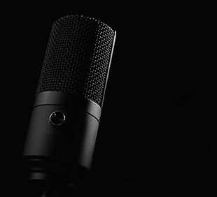 studio-microphone-on-dark-background-wit