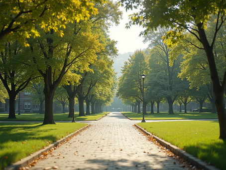 A peaceful park setting, ideal for family outings.