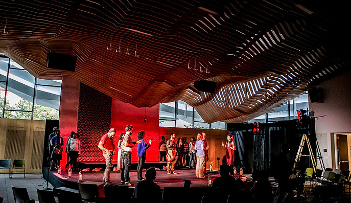 theatre dybbuk exagoge rehearsal at TIOH photo by Taso Papadakis