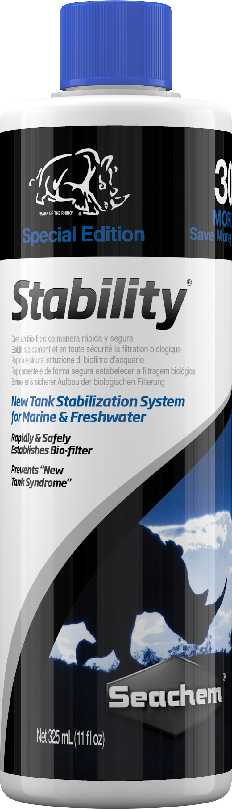 Seachem Stability is a bacteria starter for new aquariums