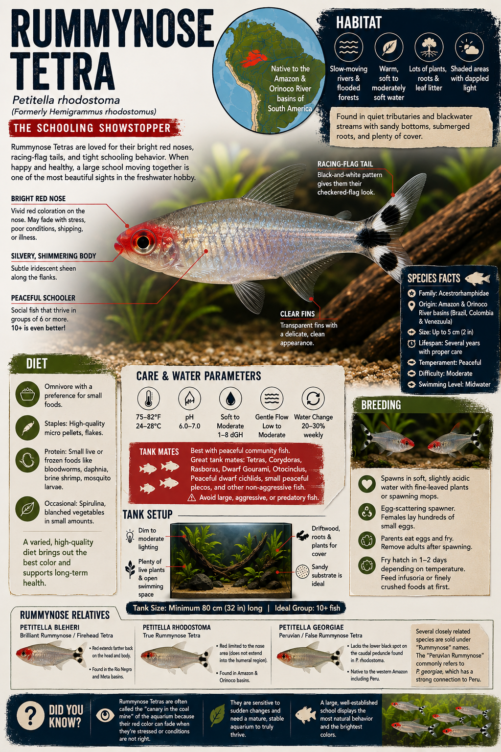 Rummynose Tetra care guide