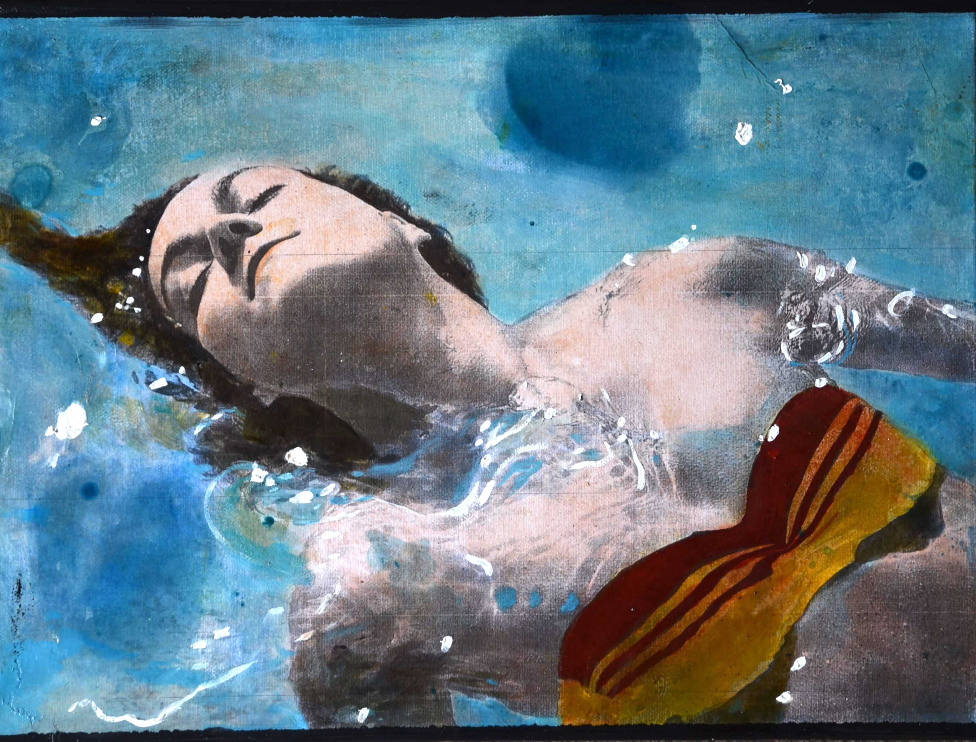 VENDU - AYLINE OLUKMAN - Maria - 30 x 40 cm