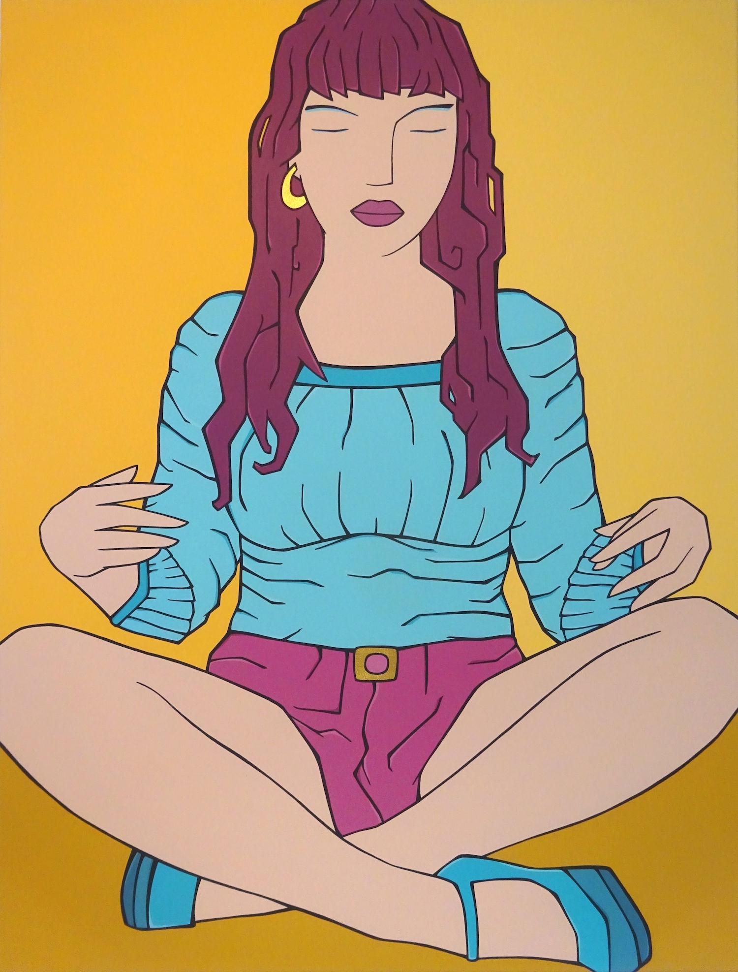 MG - Par delà le champs des possibles - 116 x 89 cm