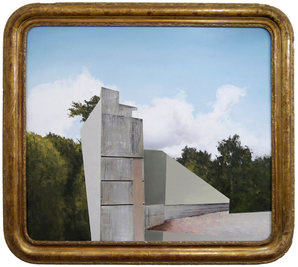 PATRICK CORNILLET - Brutal Tropical -  74 x 84 cm - Huile sur bois