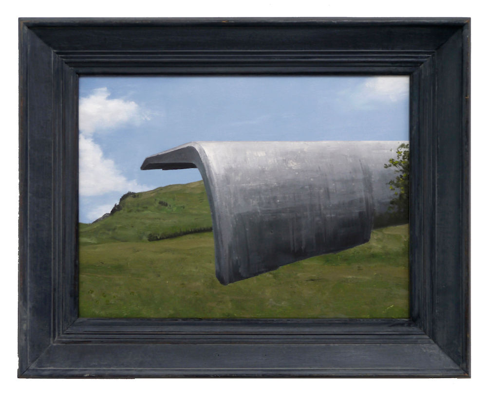 PATRICK CORNILLET - Rouleau -  41 x 51 cm - Huile sur bois