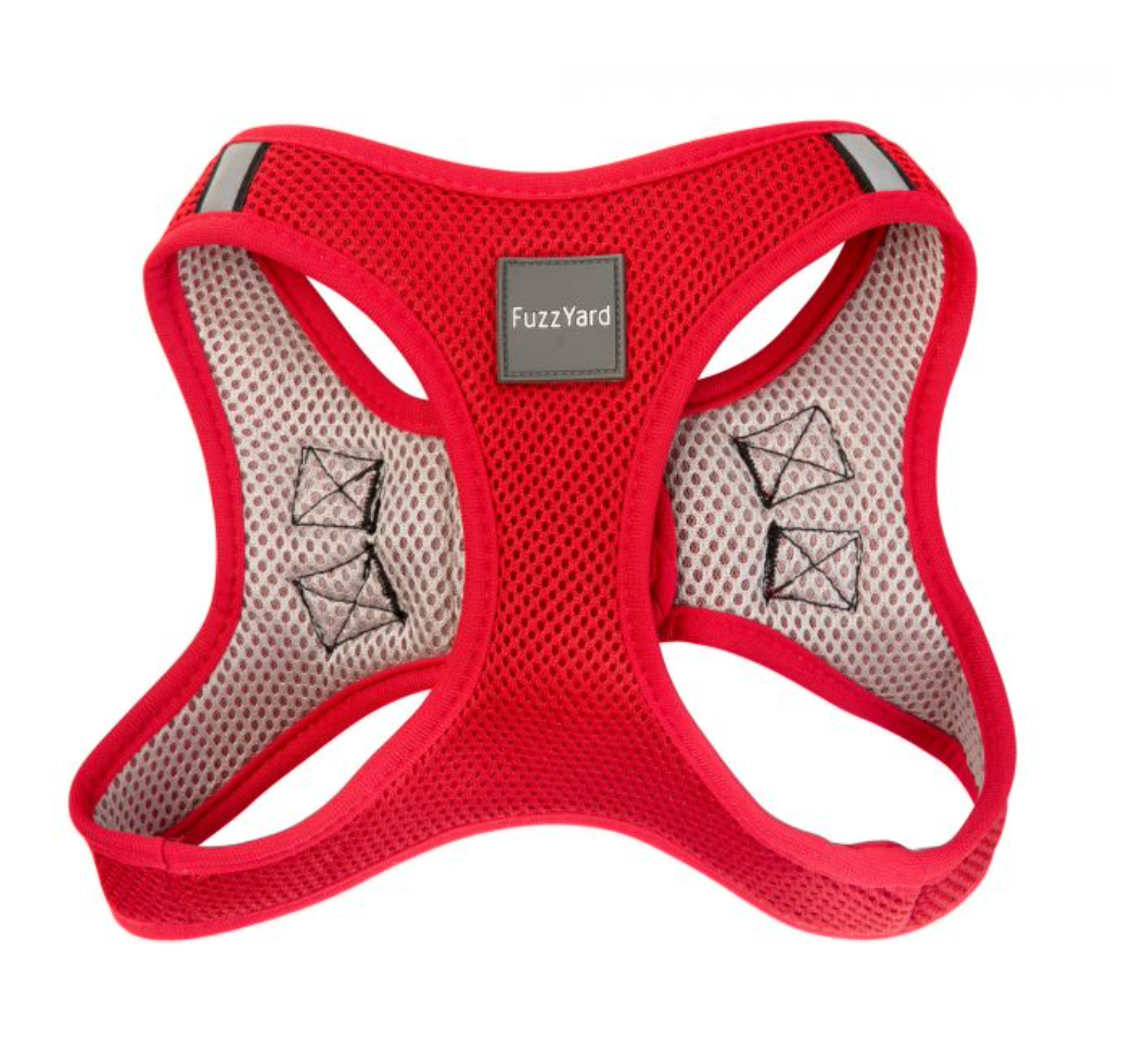Fuzzyard Rebel Red Step In Harness