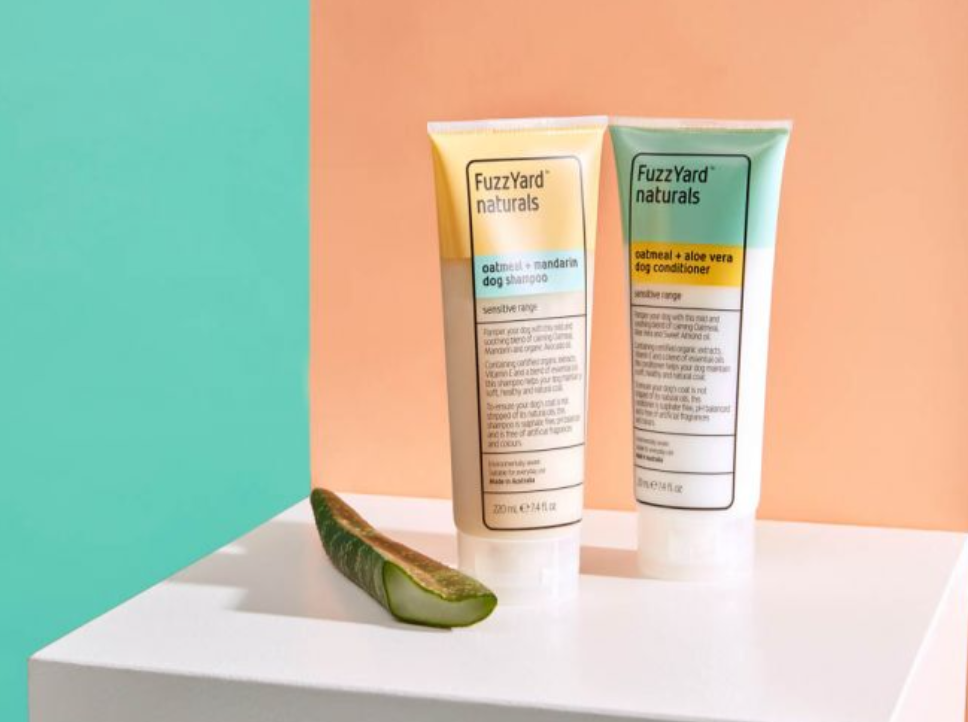 FuzzYard Naturals Sensitive Range Dog Shampoo & Conditioner