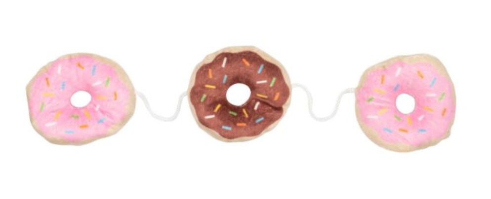 Fuzzyard Plush Donuts Cat Toy