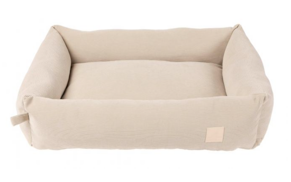 FuzzYard Life Bed - Corduroy Bed - Sandstone