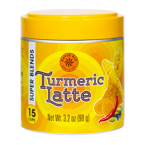 SuperBlends Turmeric Latte 3.2 Ounce Retail Canister | David Rio