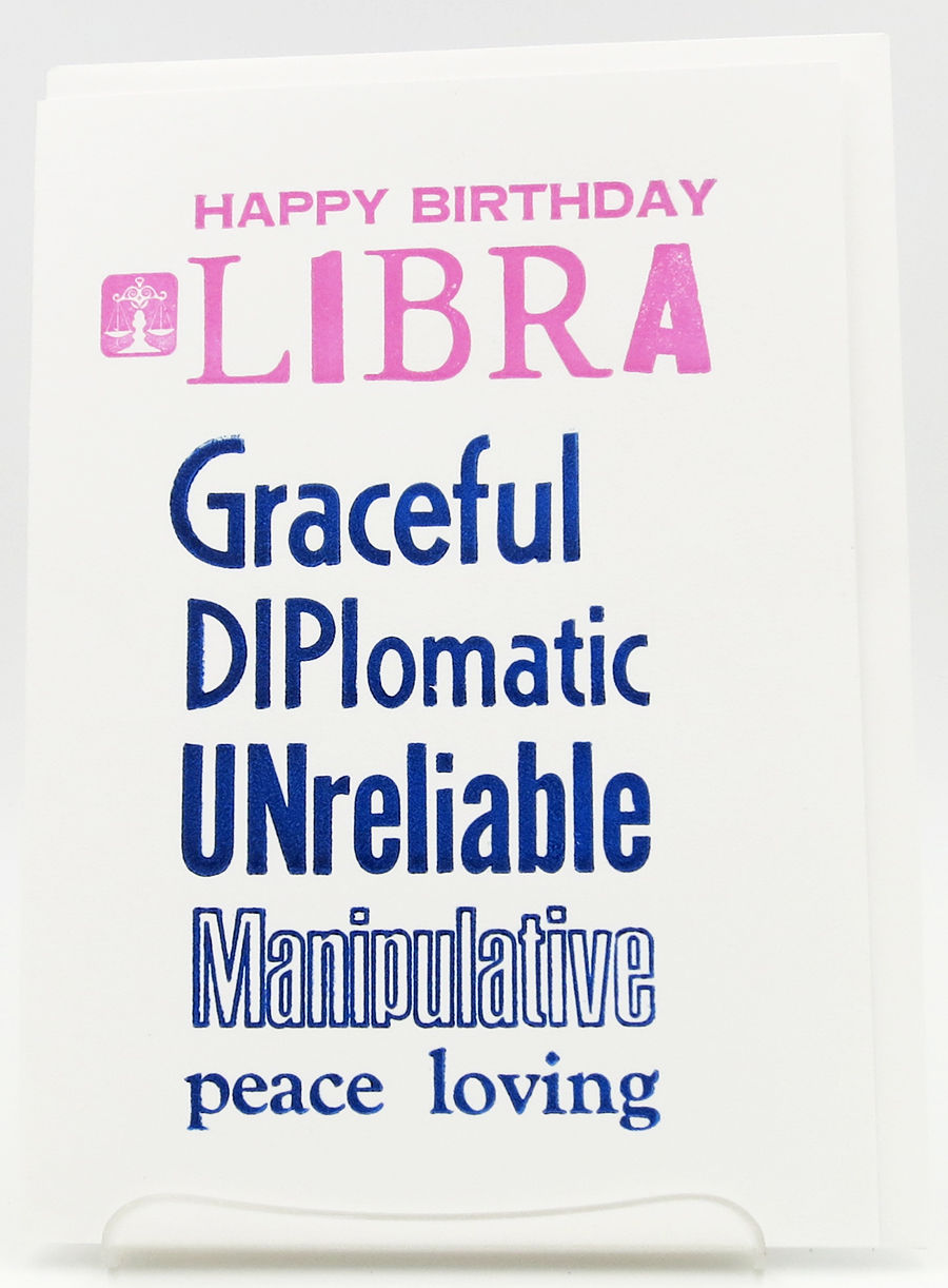 HAPPYBDAYLIBRA CARD