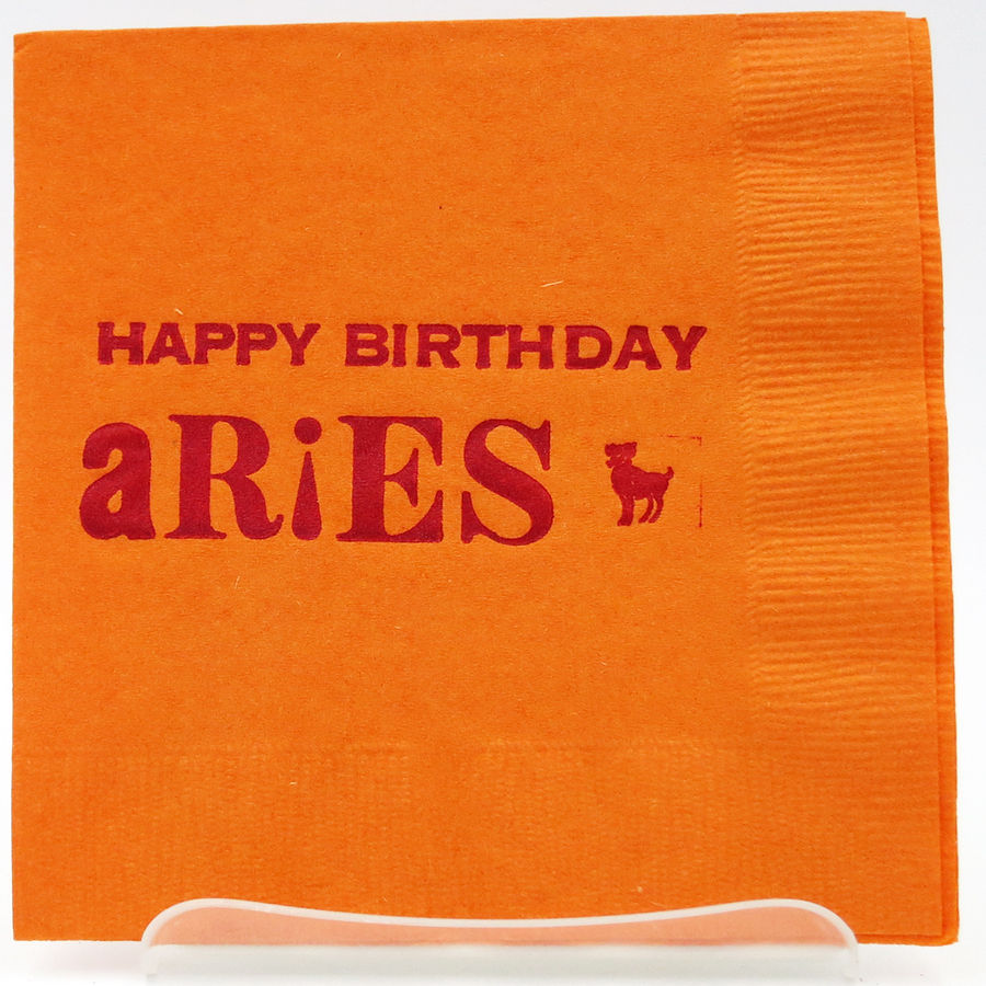 HAPPYBDY ARIES NAPKINS
