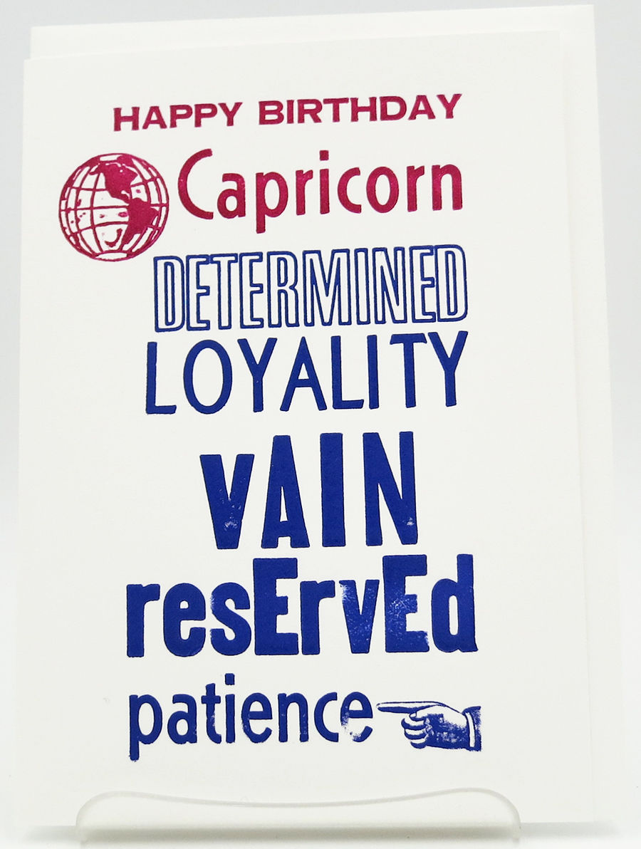 HAPPYBDY CAPRICORN CARD