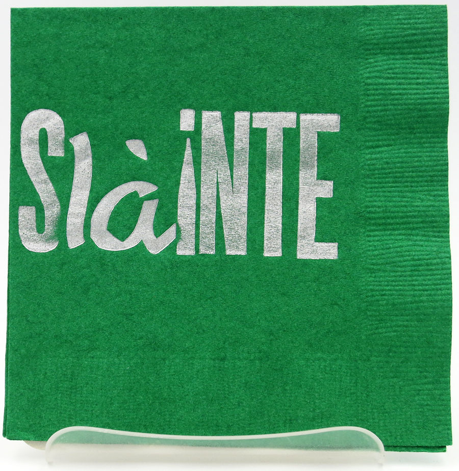 SLAINTE NAPKINS GREEN