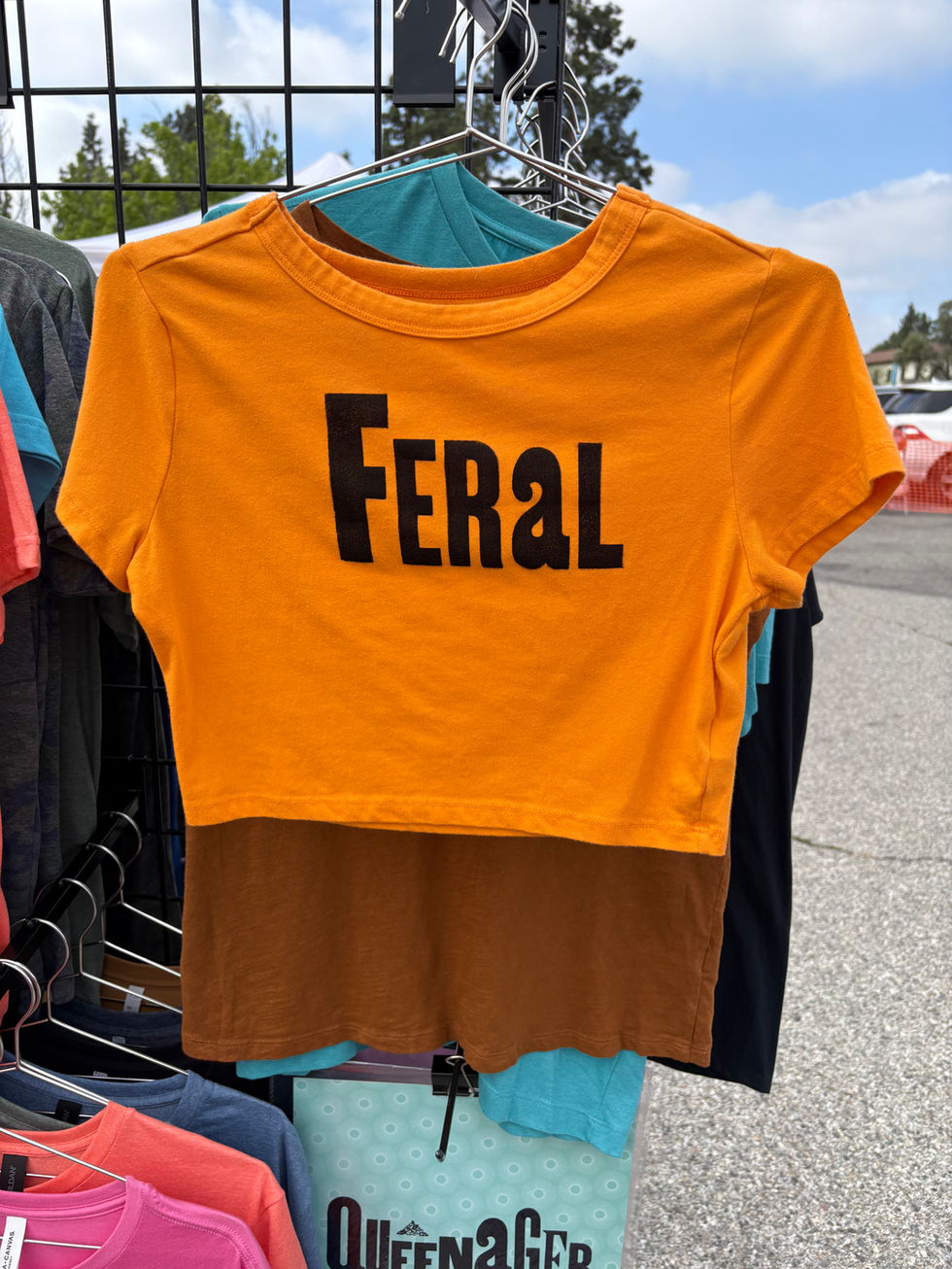 feral orange t-shirt