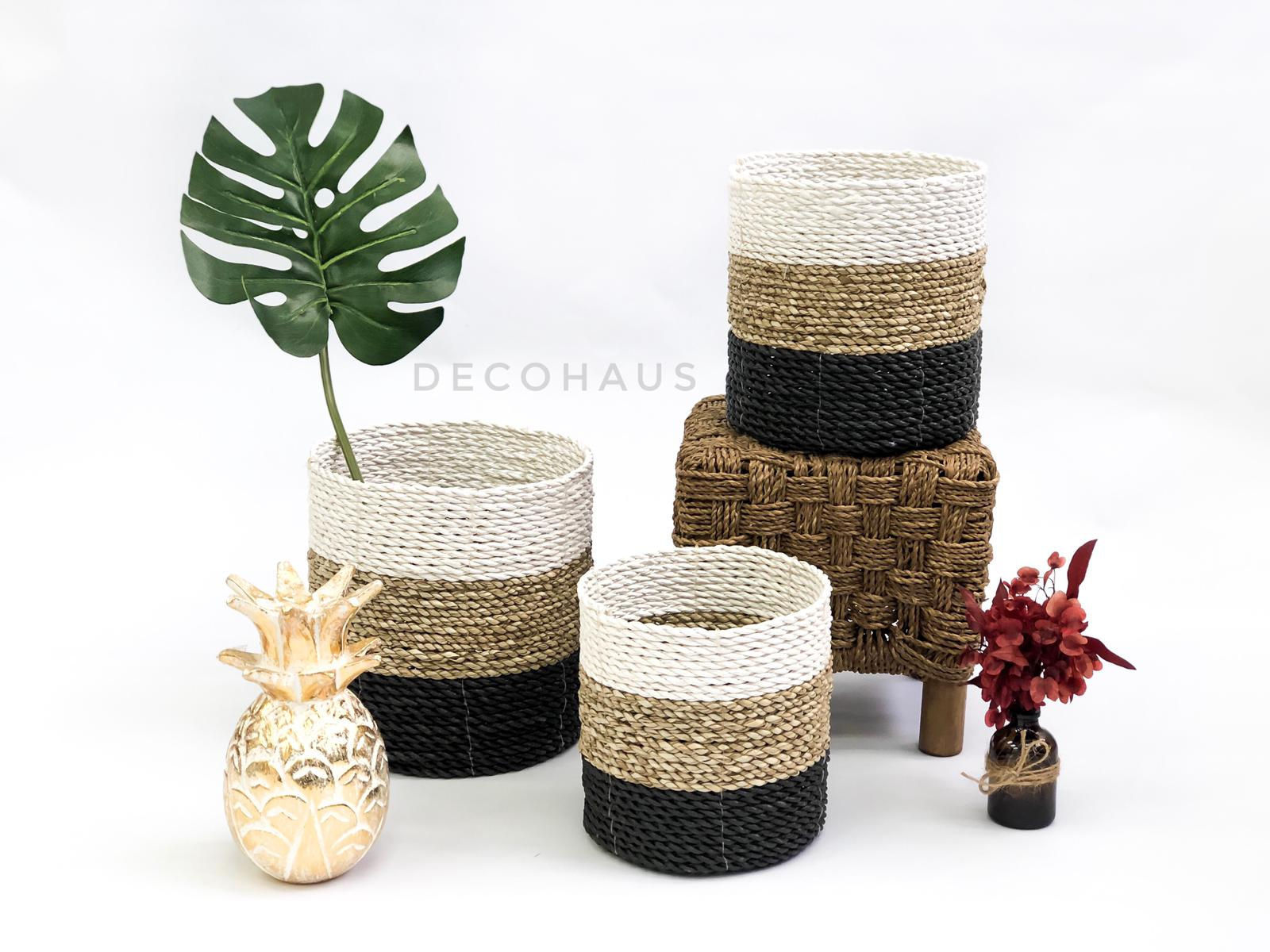 LIO Seagrass Woven Multi Functional Storage Basket