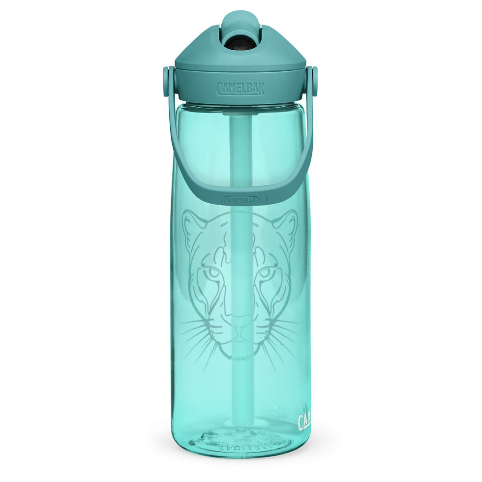 Thumbnail: Flip straw water bottle Neon - TEC
