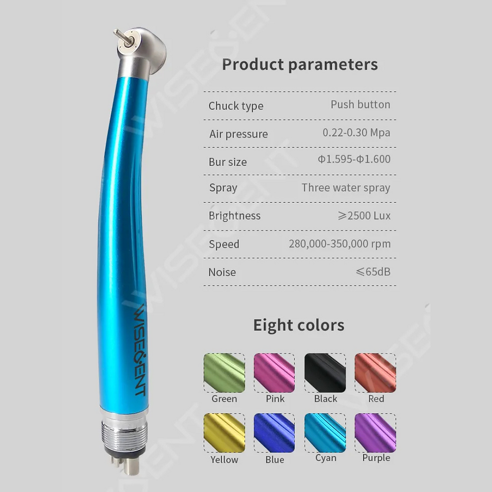 Miniature : Turbines 4 trous Colorées,  Sans Led et 3 sprays