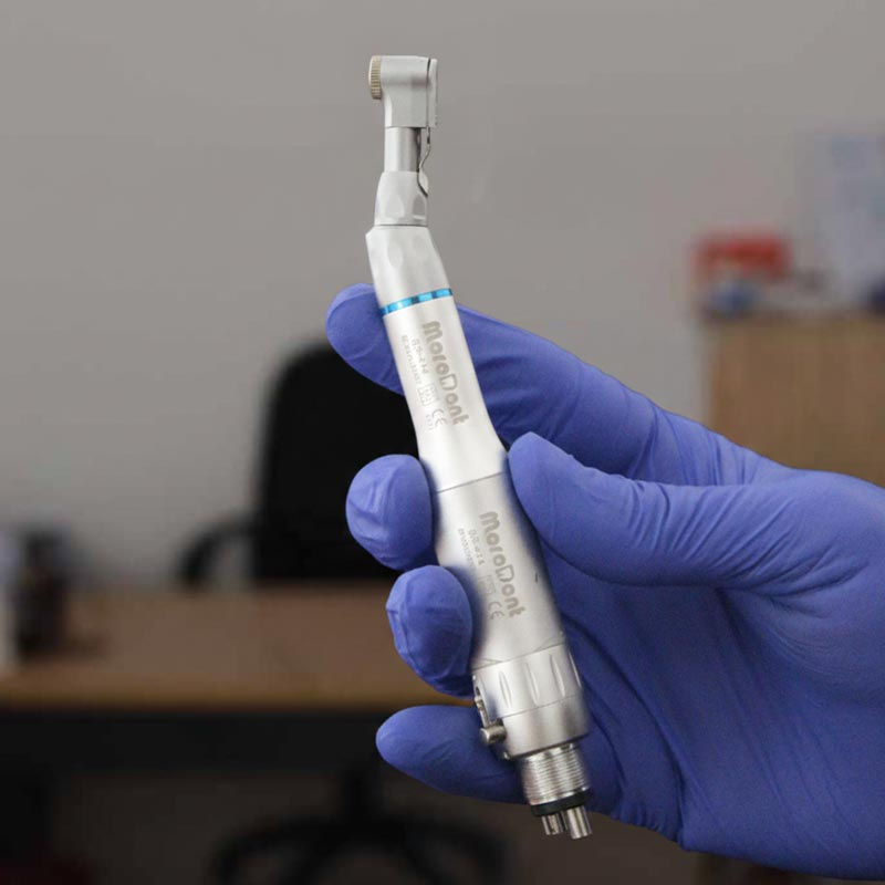 Miniature : Set Contra angle + Micromoteur + Pièce à main, 4 Trous, Irrigation Externe