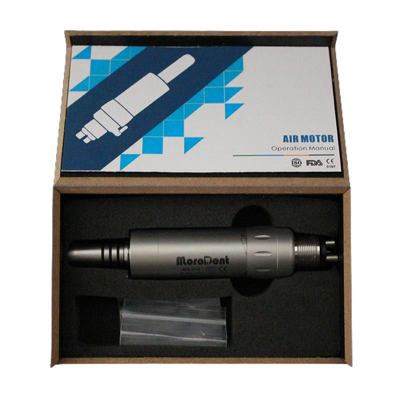 Miniature : Micromoteur pneumatique LED, 4 Trous, Irrigation interne