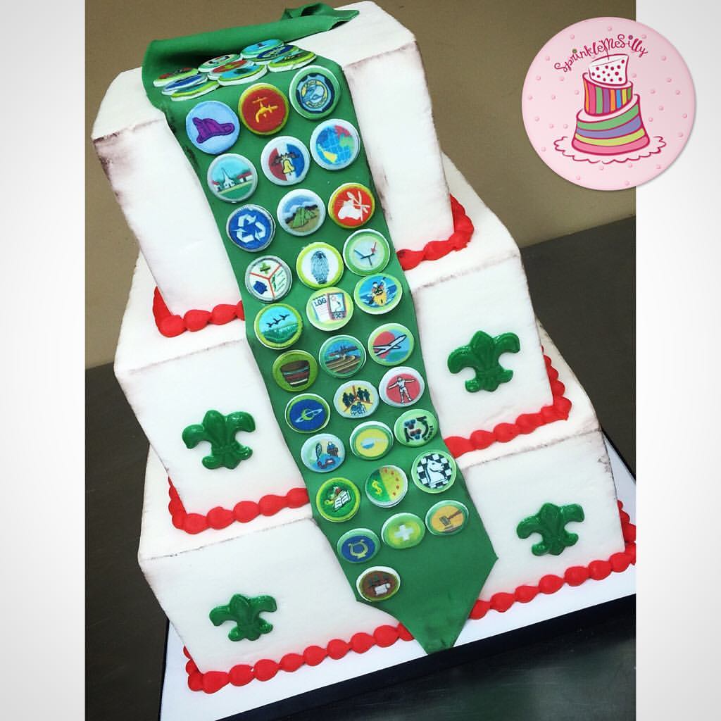 Boys Scout Cake - Sprinkle Me Silly photo