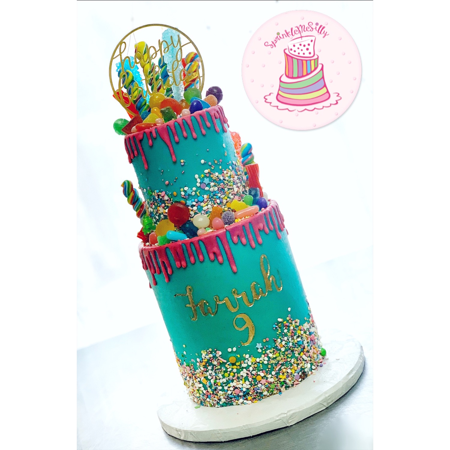 Party Cake Design from the Archive - Sprinkle Me Silly original photo