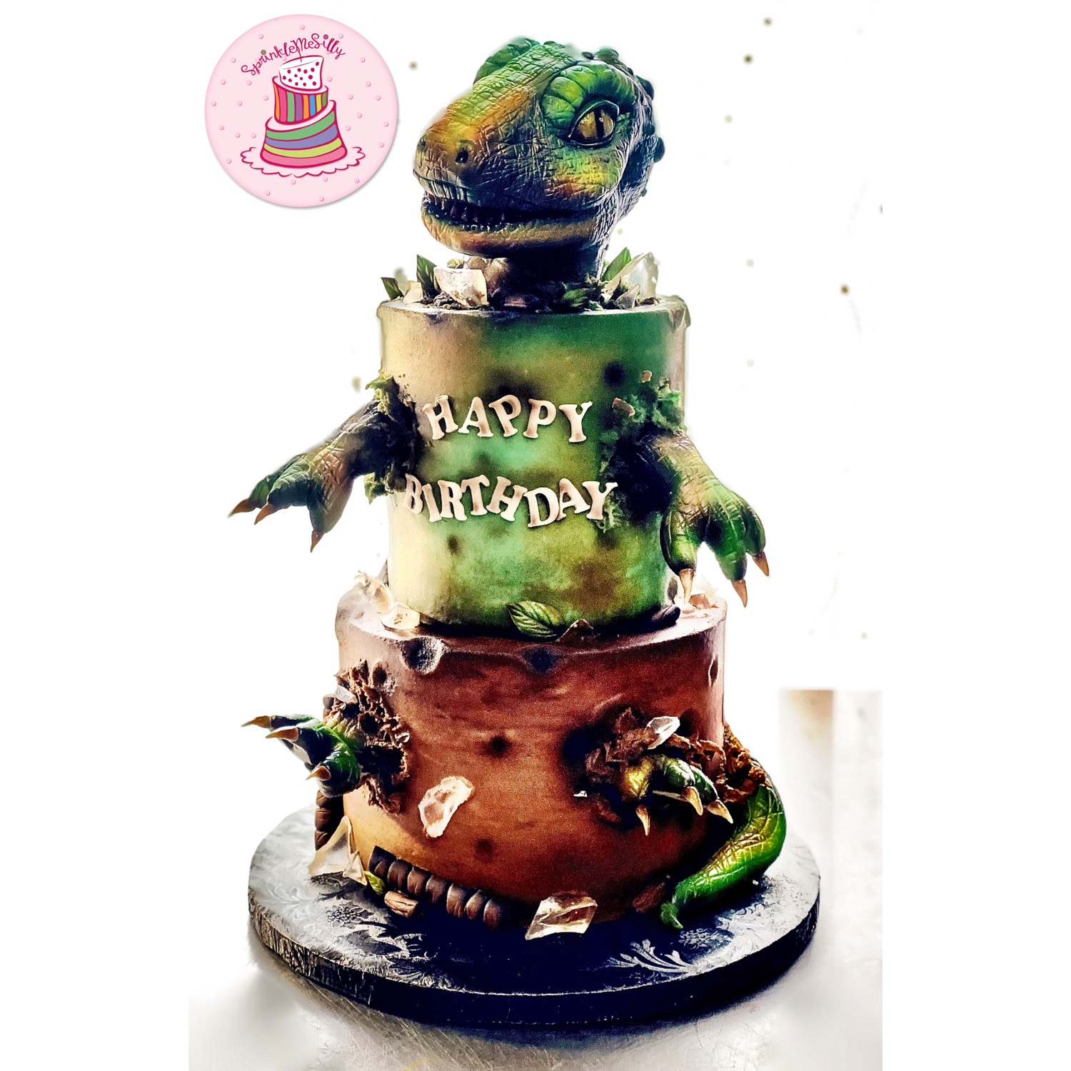 Dinosaur Cake - Sprinkle Me Silly photo