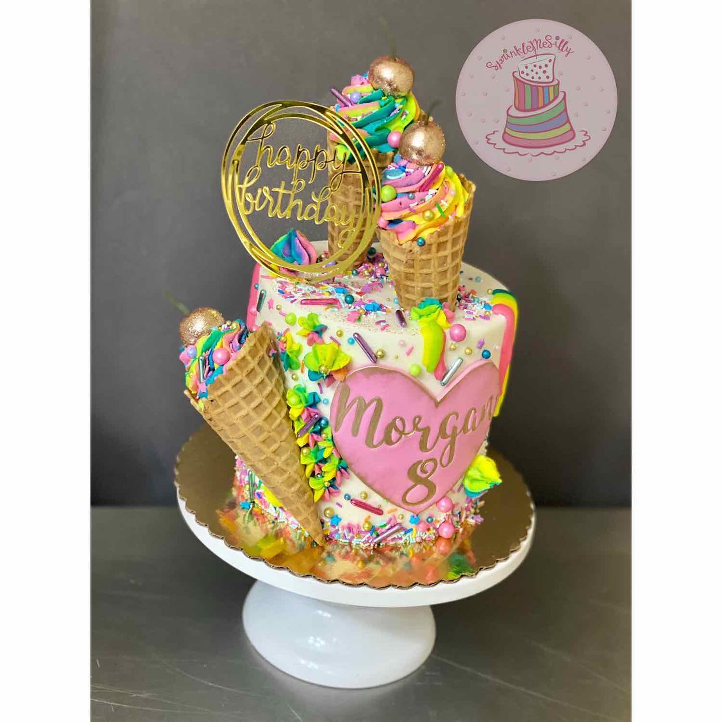 Fun Icecream Cake - Sprinkle Me Silly photo
