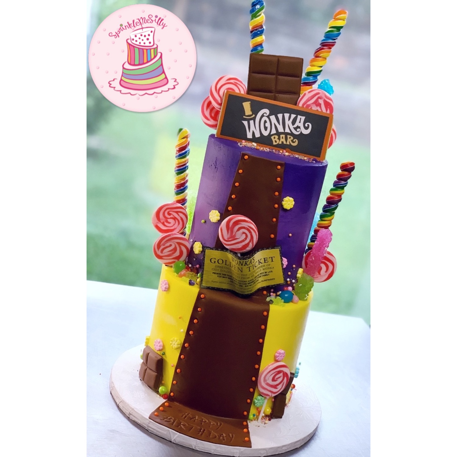 Party Cake Design from the Archive - Sprinkle Me Silly original photo