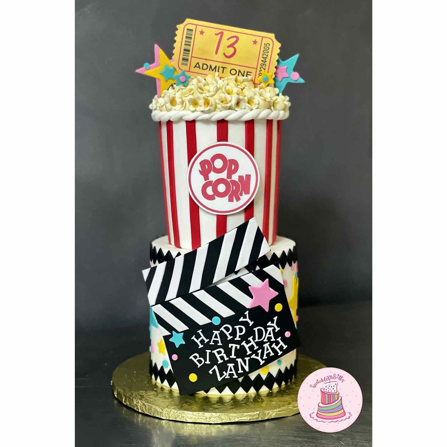 Movie Theme Cake - Sprinkle Me Silly photo