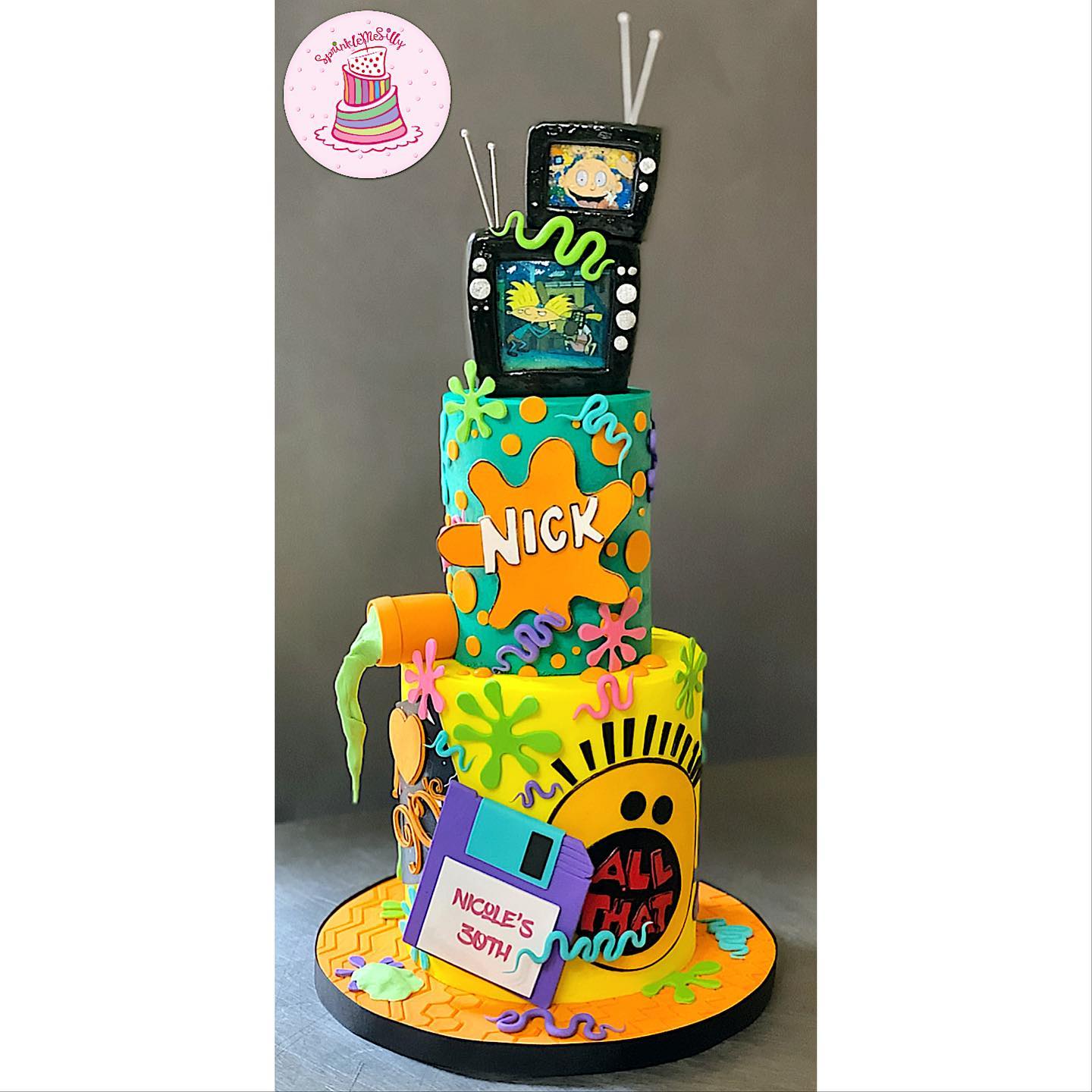 90's Cake - Sprinkle Me Silly photo