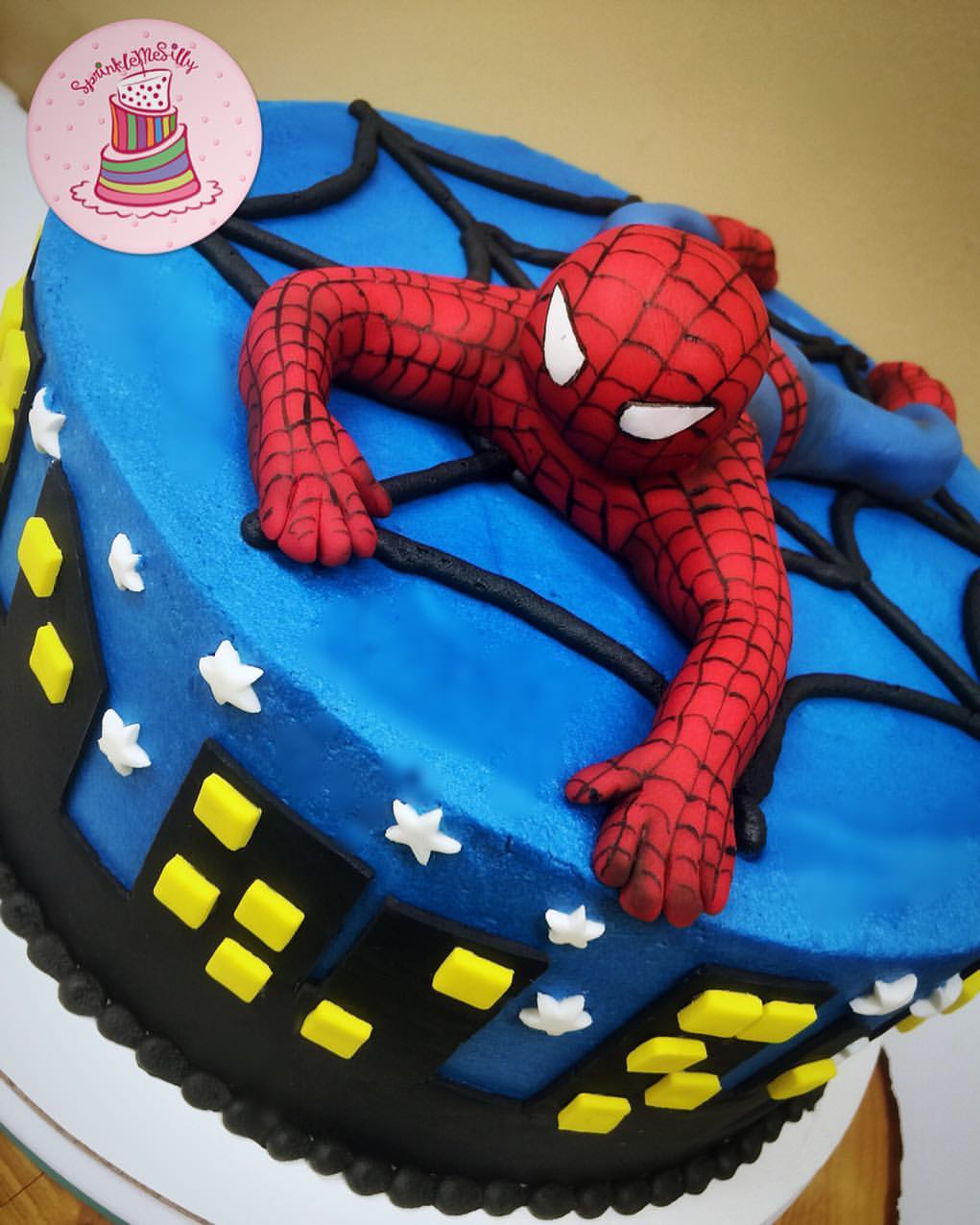 Spiderman Cake - Sprinkle Me Silly photo