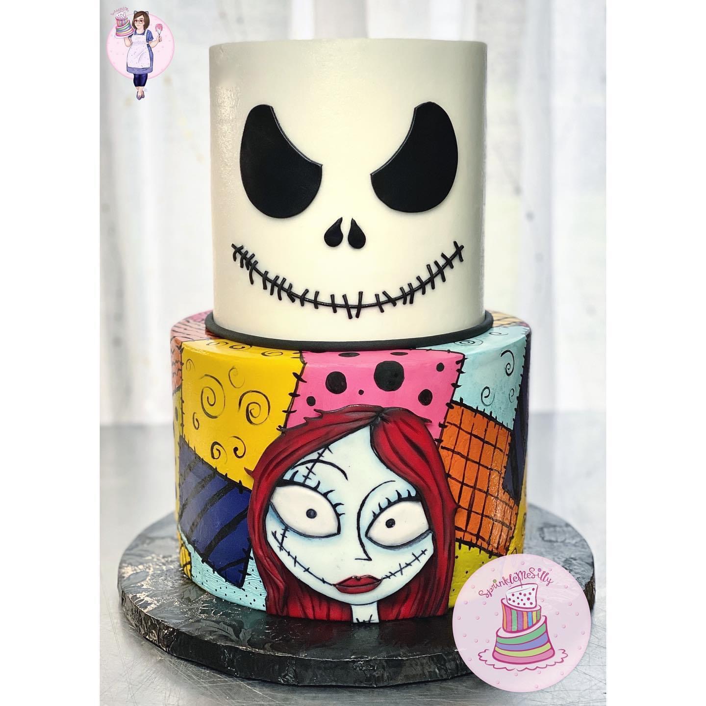 Nightmare Before Christmas Cake - Sprinkle Me Silly photo
