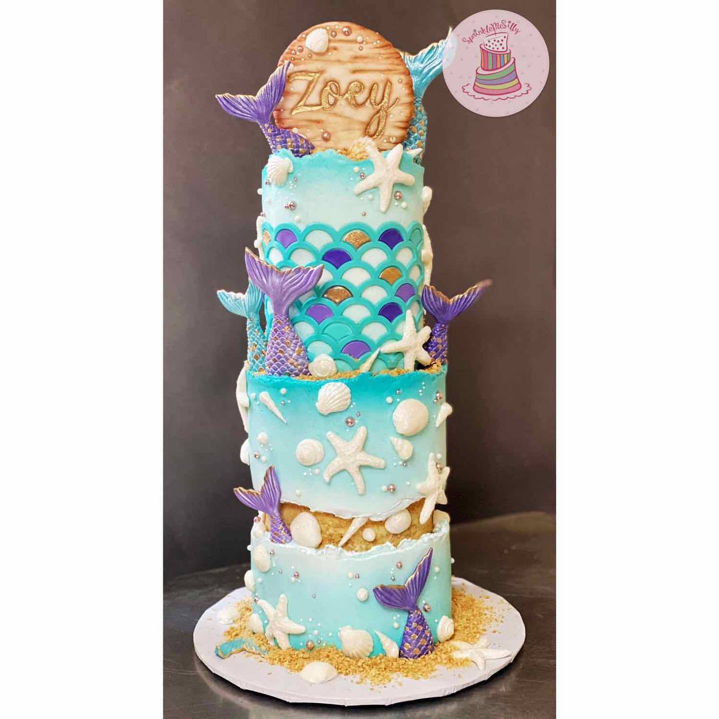 Mermaid Cake - Sprinkle Me Silly photo