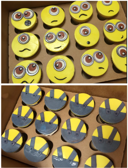 Minion Cupcakes edited - Sprinkle Me Silly photo