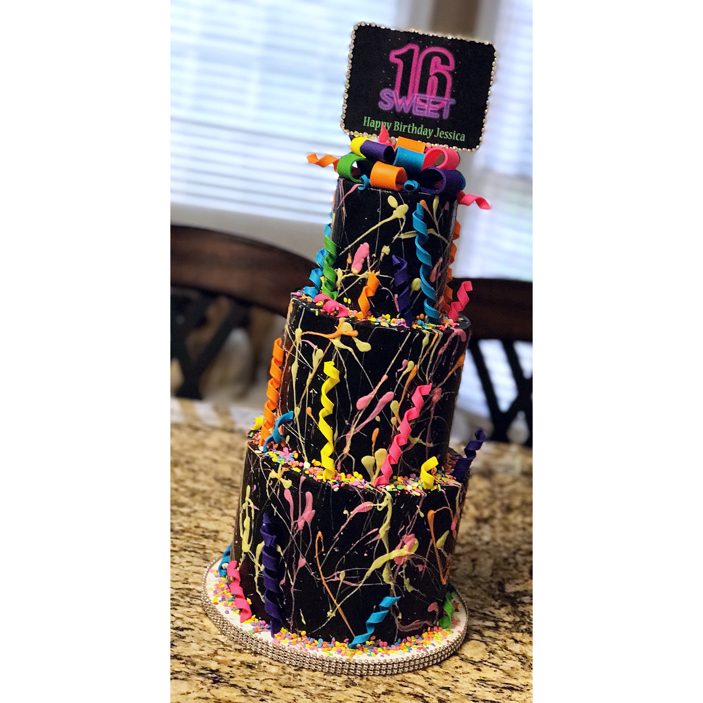 Party Cake Design from the Archive - Sprinkle Me Silly original photo