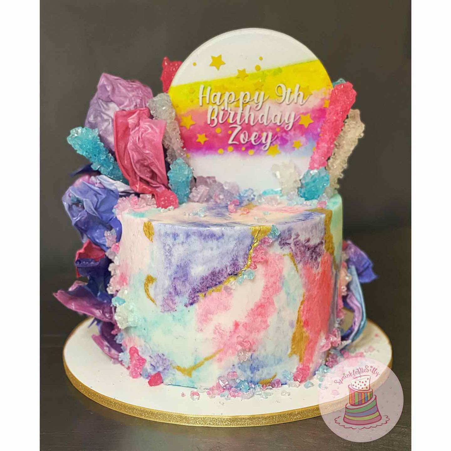Painted Cake - Sprinkle Me Silly photo