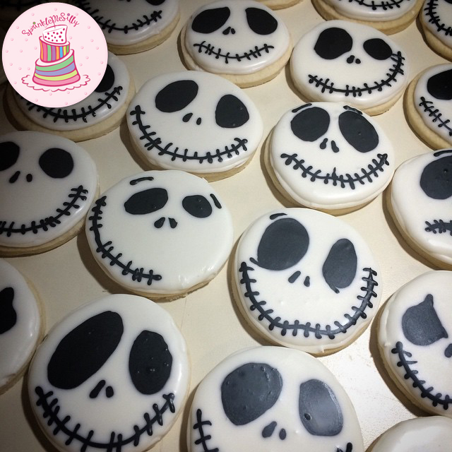 Nightmare Before Christmas Sugar Cookies - Sprinkle Me Silly photo