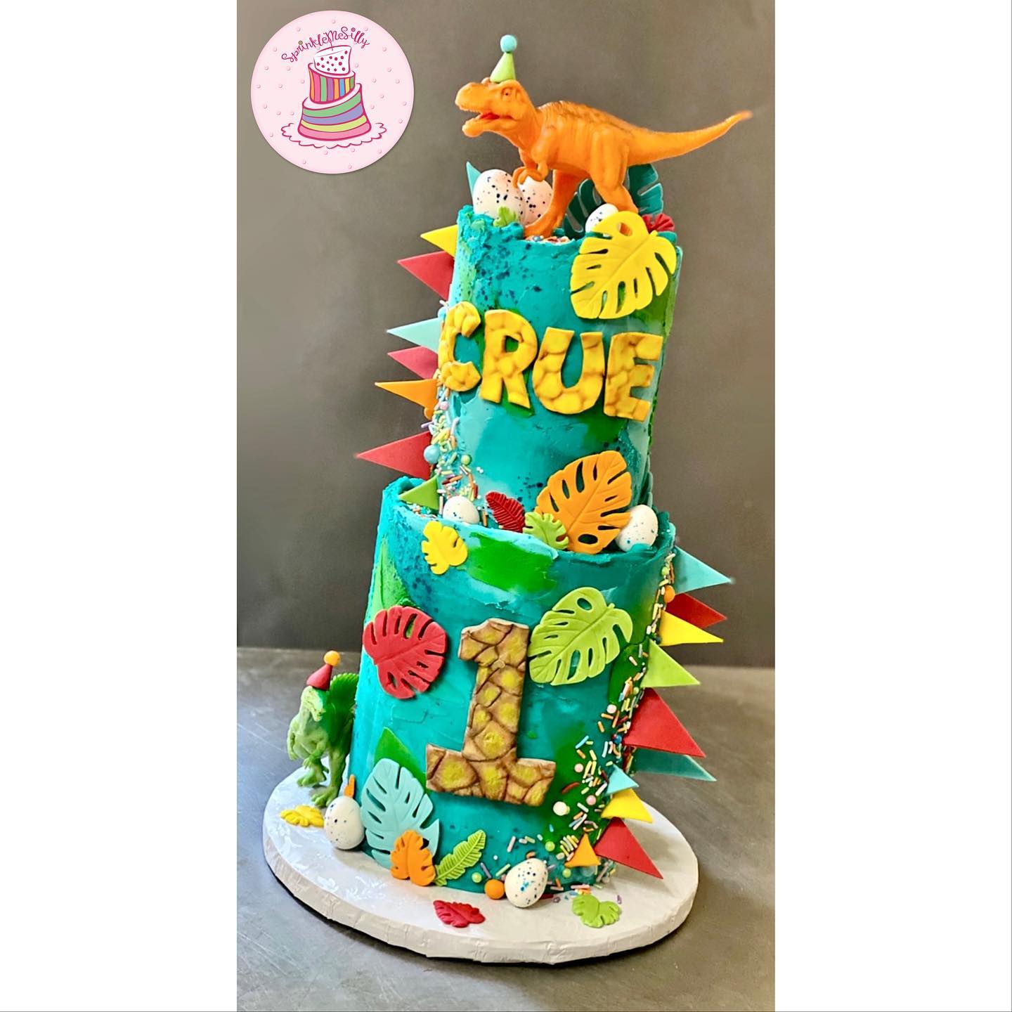 Dinosaur Cake - Sprinkle Me Silly photo