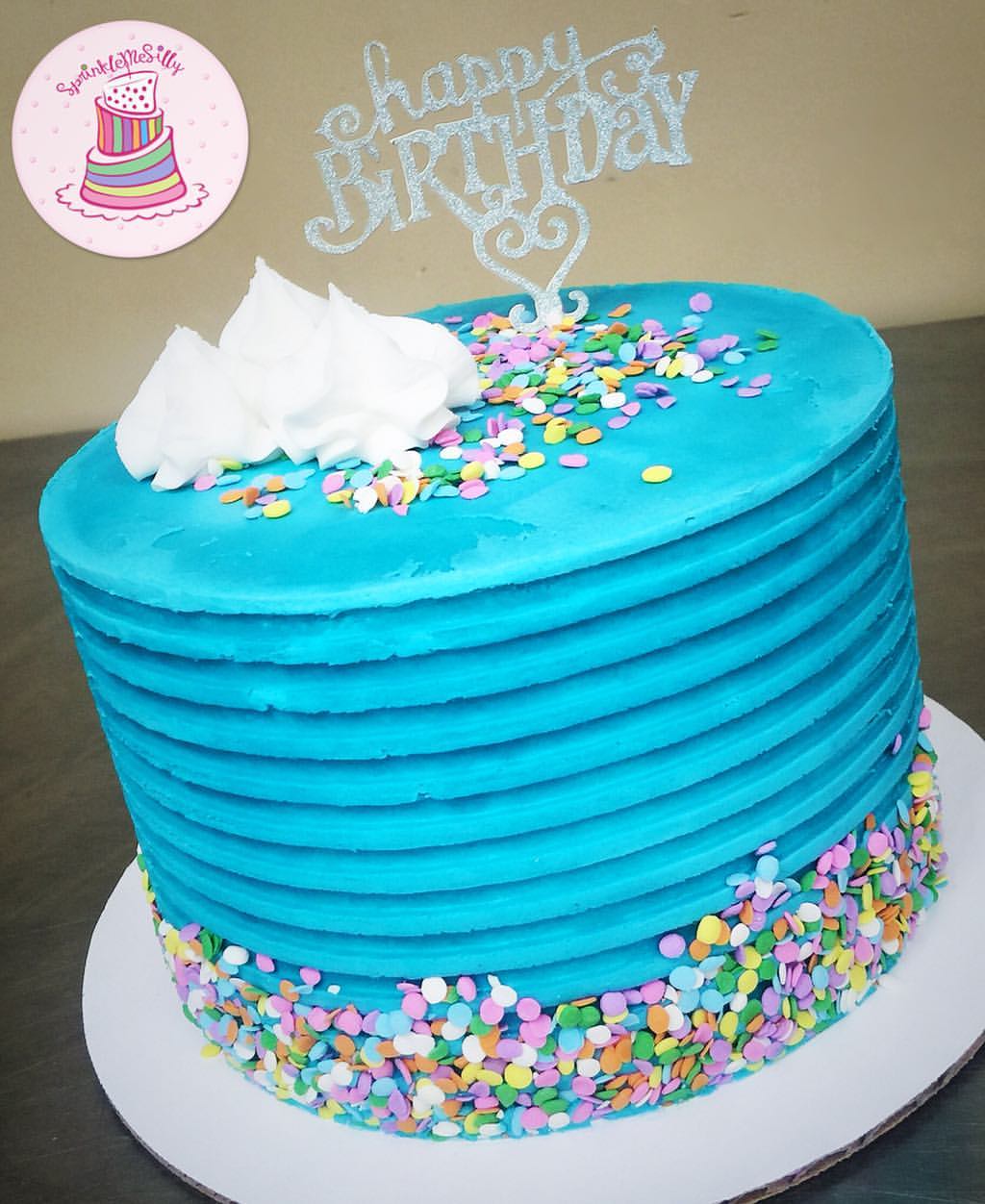 Party Cake Design from the Archive - Sprinkle Me Silly original photo