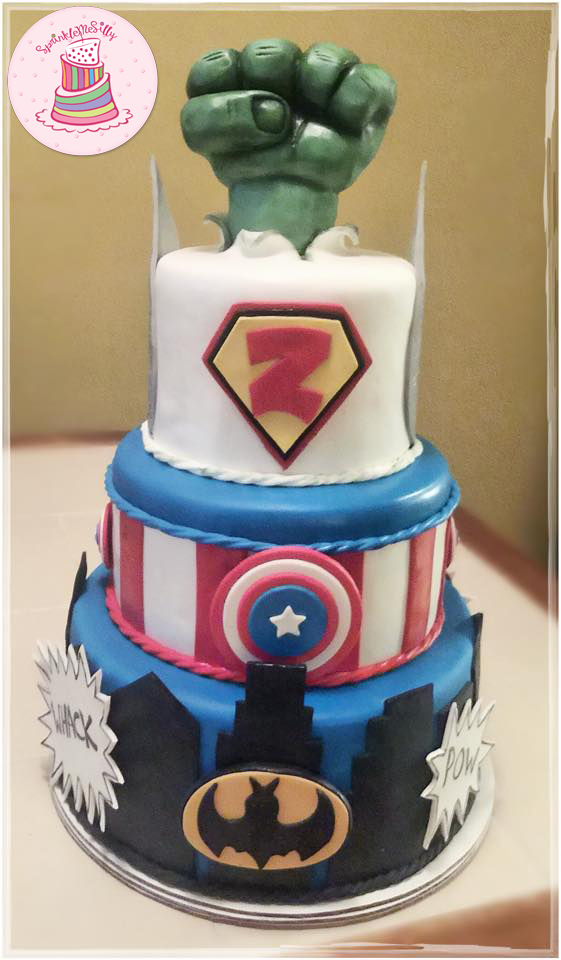 Avengers Cake - Sprinkle Me Silly photo