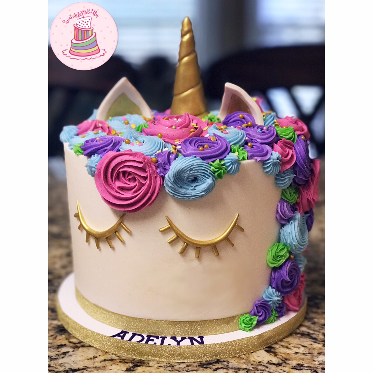 Party Cake Design from the Archive - Sprinkle Me Silly original photo