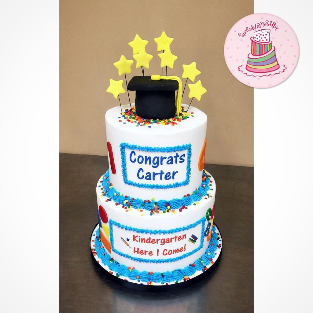 Pre-K Graduation Cake - Sprinkle Me Silly photo