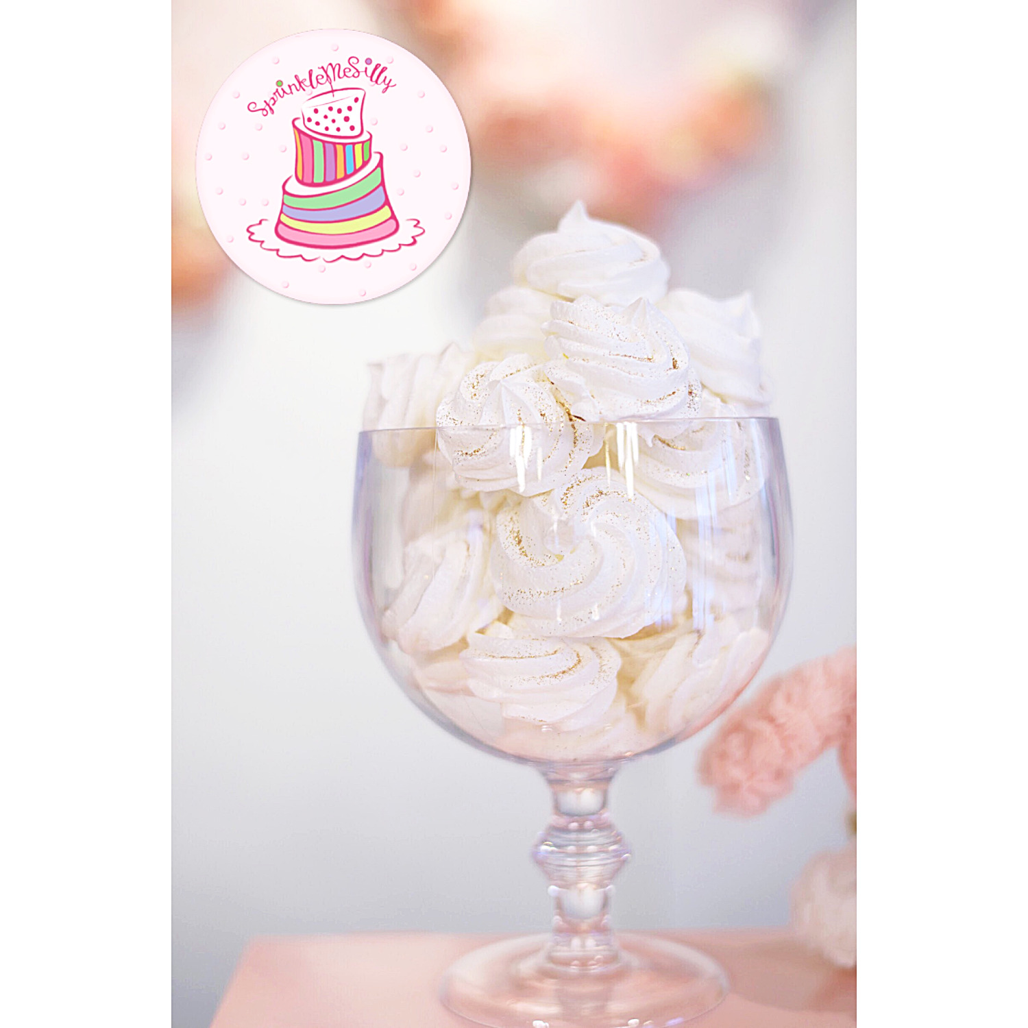 Meringue Cookies - Sprinkle Me Silly photo