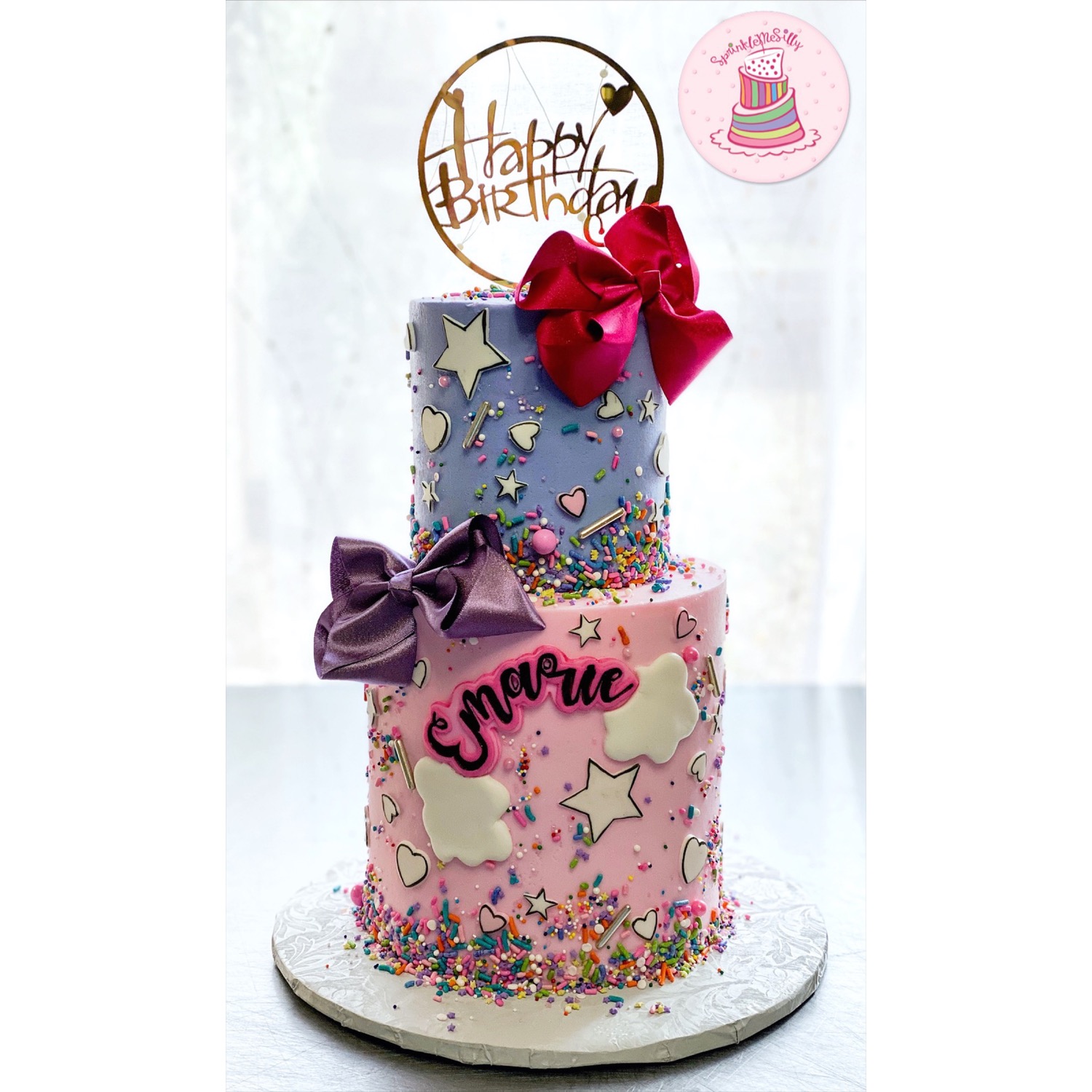 Party Cake Design from the Archive - Sprinkle Me Silly original photo